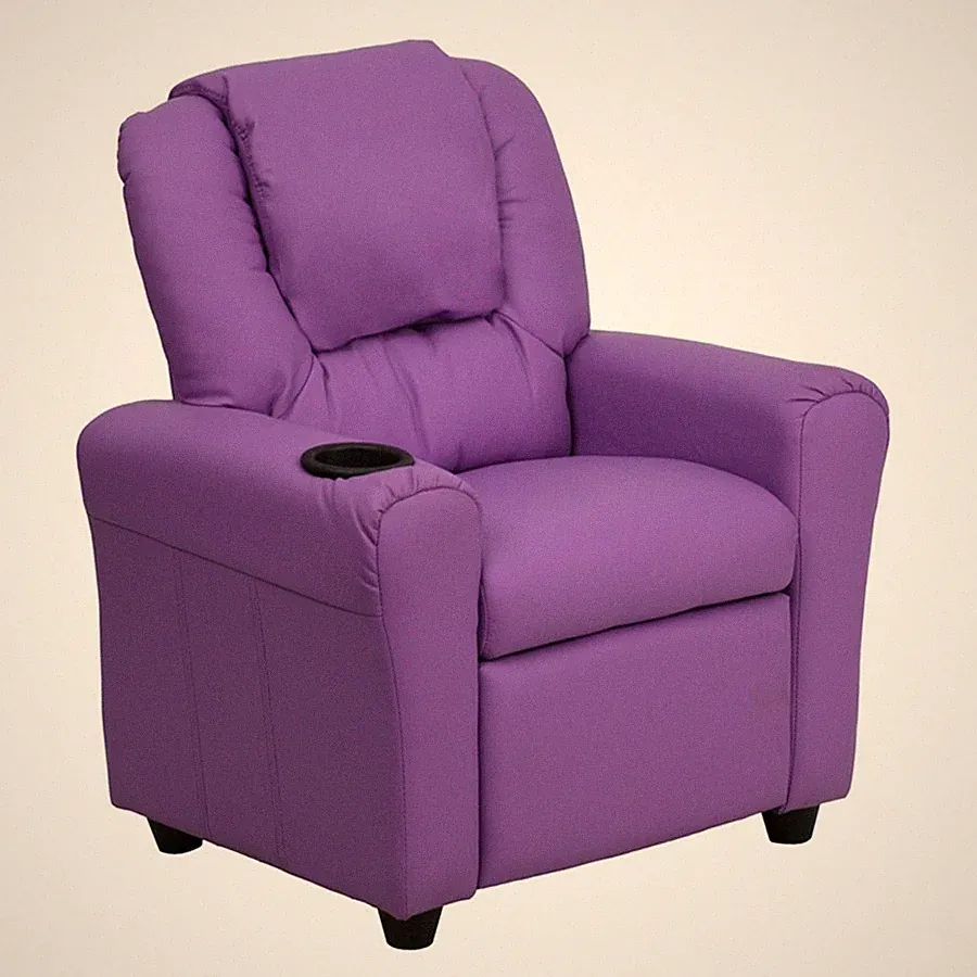 Flash Furniture Lavender Kids Recliner, Lavender - DG-ULT-KID-LAV-GG