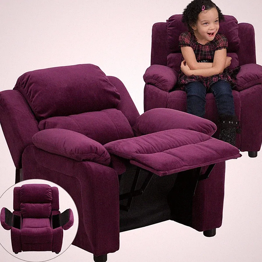 Purple Kids' Recliner