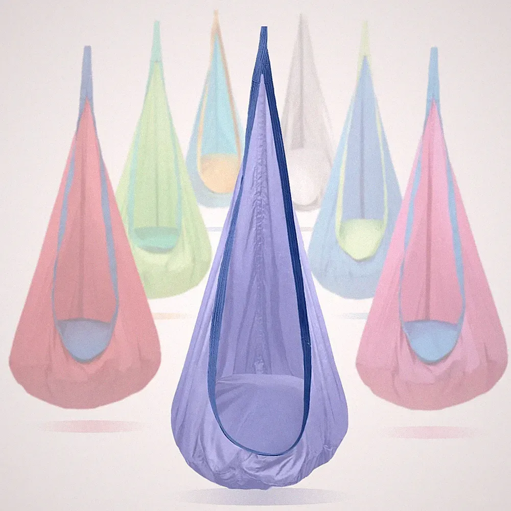 Kids Swing Seat Hammock Chair Indoor Outdoor Hanging Chair for Children,Soft...