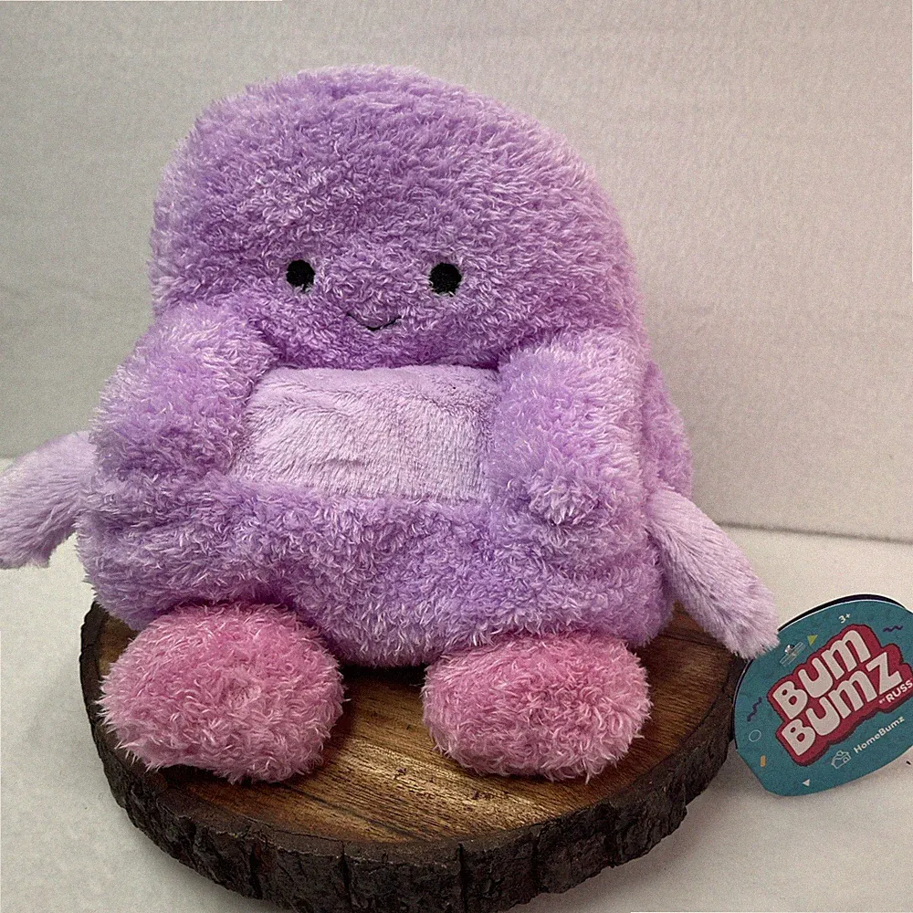 NWT 7.5-8" Ralph the Purple Recliner Chair Couch Home Bum Bumz plush HomeBumz