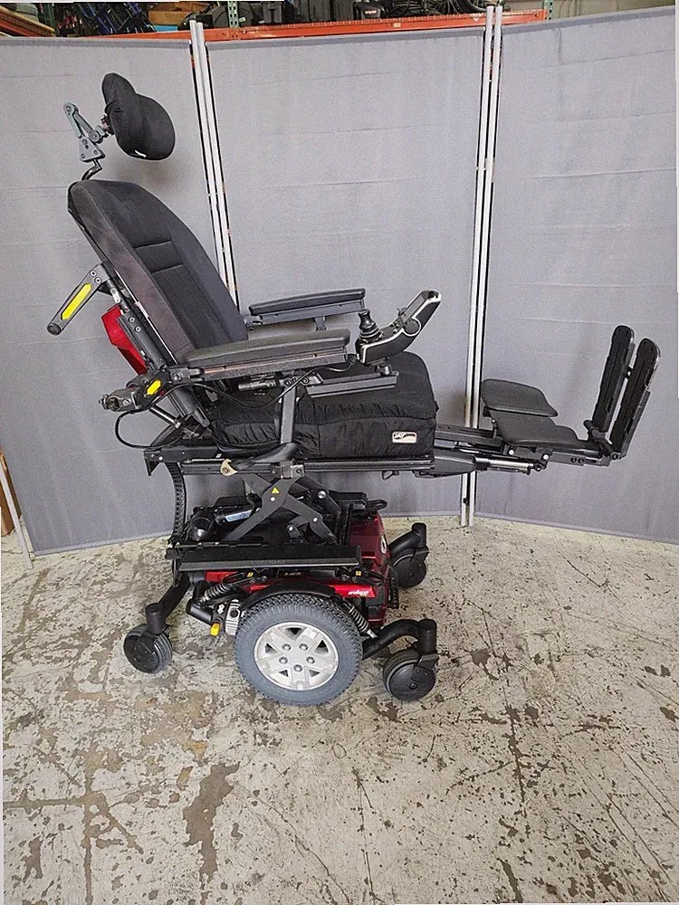 PRIDE QUANTUM Q6 HD WHEELCHAIR POWER SEAT ELEVATOR, RECLINE, LEG, 22" 450 Lbs