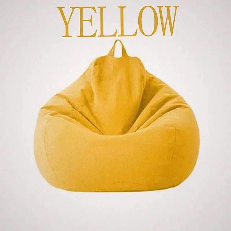 XL 100x120 Bean Bag Chairs Couch Sofa Cover Lounger Reading Relaxing Seat Soft